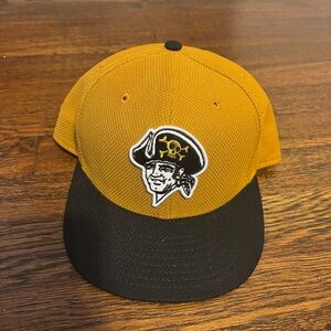 Yellow and Black Pirates Logo Cap